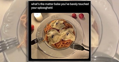 a plate of tasty memes with grandmas special sunday sauce for national pasta day october 1